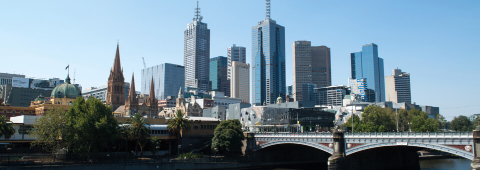 Skyline von Melbourne