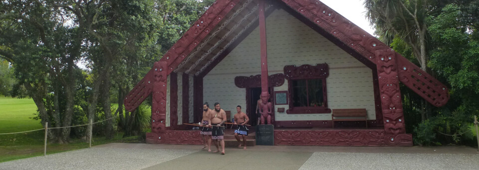 Reisebericht Neuseeland - Maori Haus in Waitangi