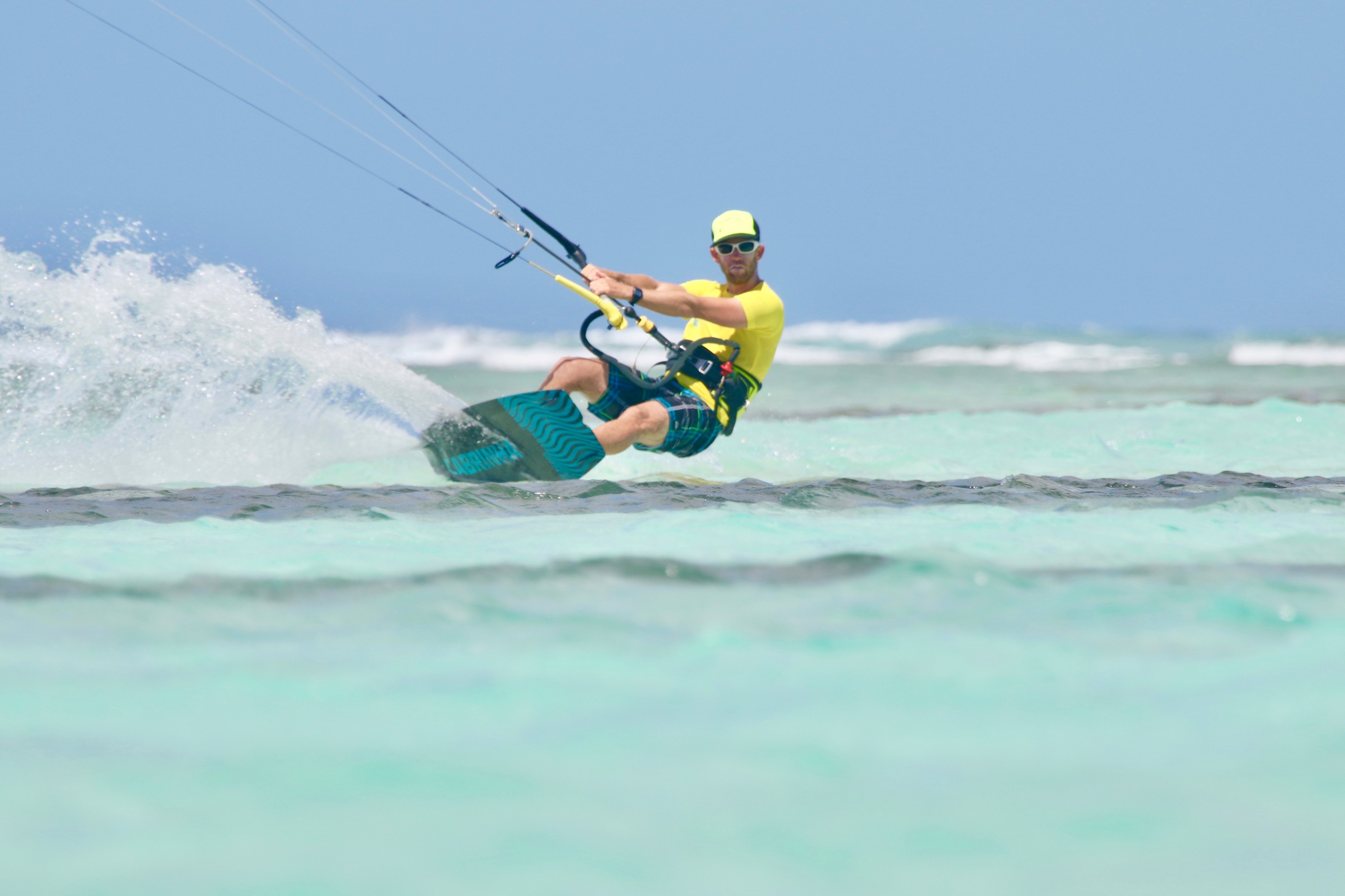 Kitesurfing auf Tobago