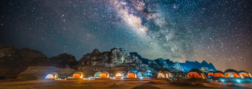Camping-Platz in Wadi Rum
