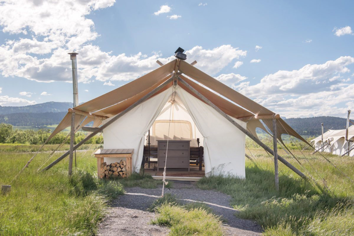 Safari Zelt des Yellowstone Under Canvas©