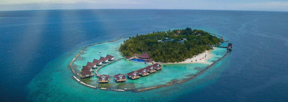 Luftaufnahme des Ellaidhoo Maldives by Cinnamon