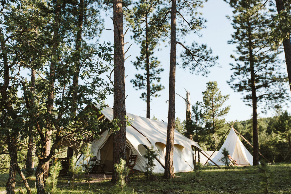 Safari Zelt des Mount Rushmore Under Canvas©