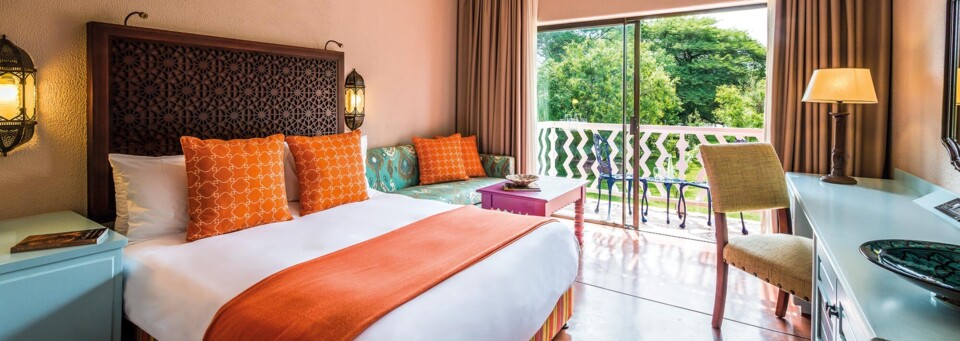 Standard-Zimmerbeispiel des Avani Victoria Falls Resort in Livingstone