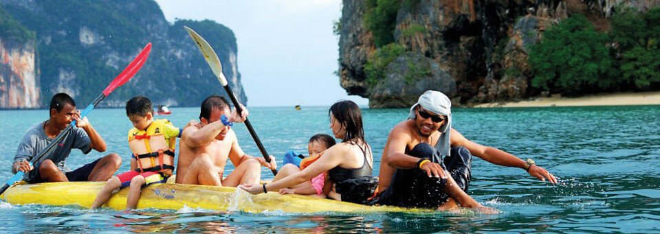 Kanufahrer auf Phuket