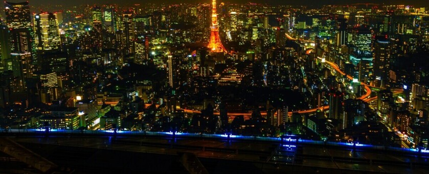 Tokyo von Oben mit Sky Tree