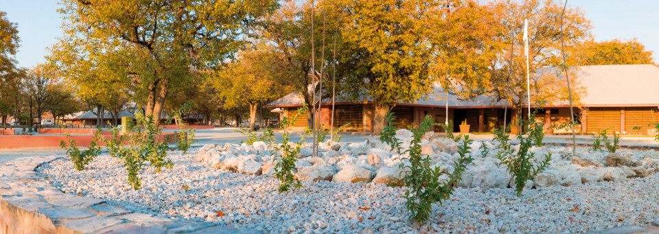 Restcamp Halali Etosha Nationalpark Aussenansicht