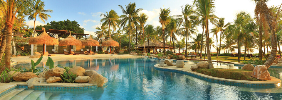 Außenansicht des Bali Mandira Beach Resort & Spa in Legian