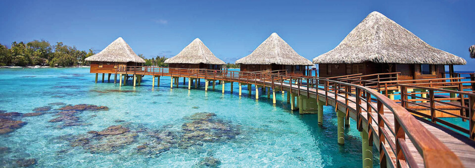 Außenansicht Overwater Bungalows - Kia Ora Resort & Spa Rangiroa