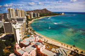 Waikiki Beach, Honolulu, Insel Oahu 