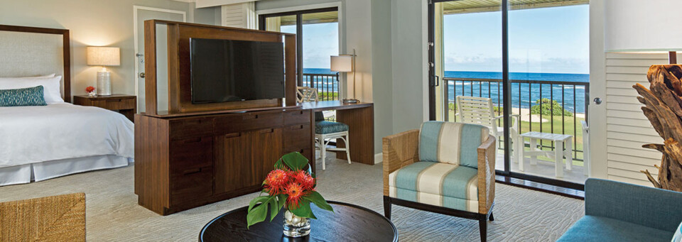 Deluxe-Oceanfront-Suite des Aqua Kauai Beach Resort