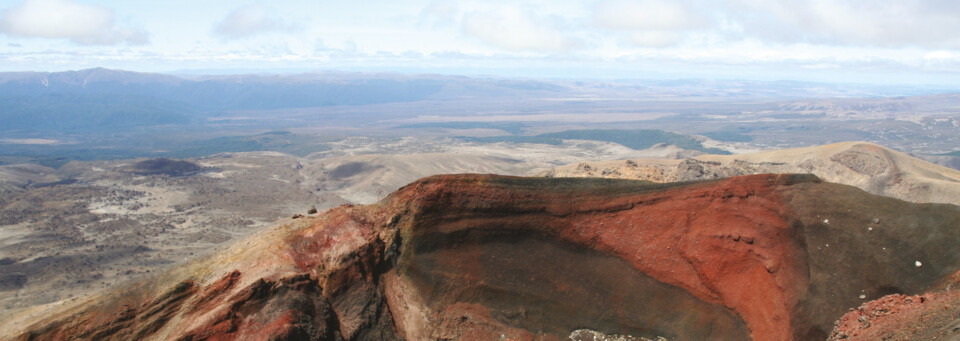 Red Crater Tongariro Nationalpark