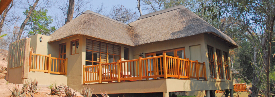 Außenansicht des Divava Okavango Resort & Spa