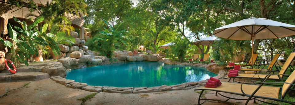 Pool der Chobe Game Lodge