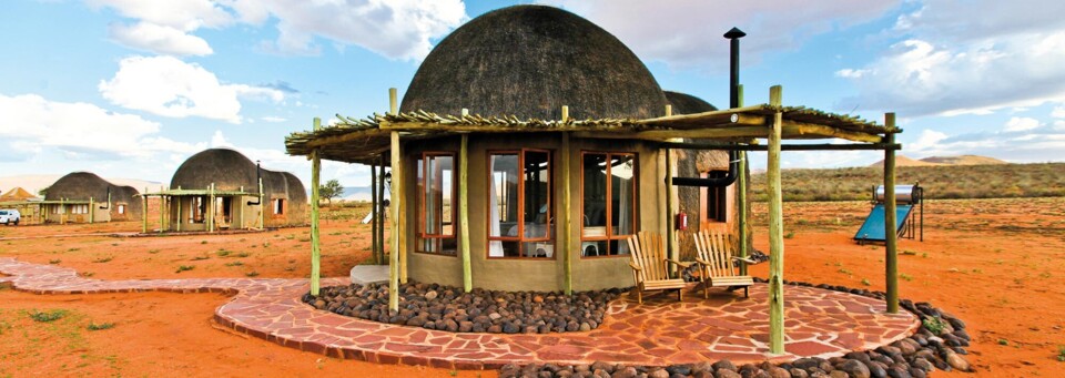 Zimmerbeispiel der We Kebi Safari Lodge