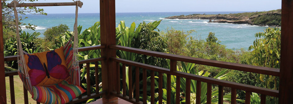 Aussicht der Cabier Ocean Lodge