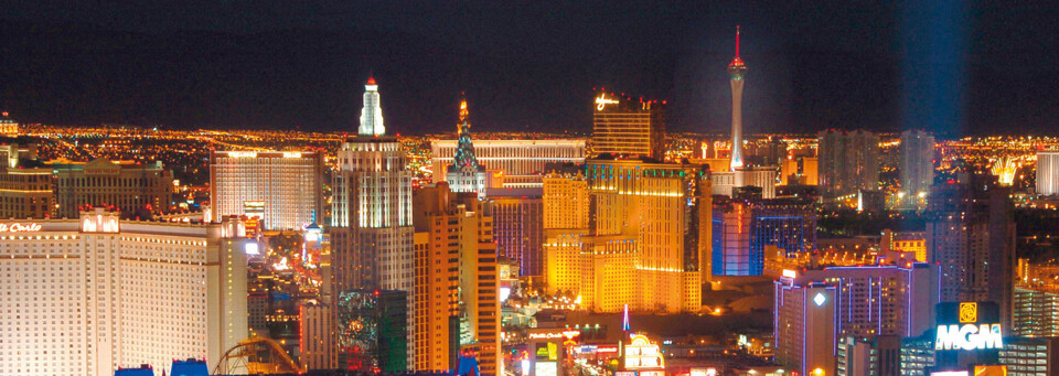Las Vegas Skyline bei Nacht