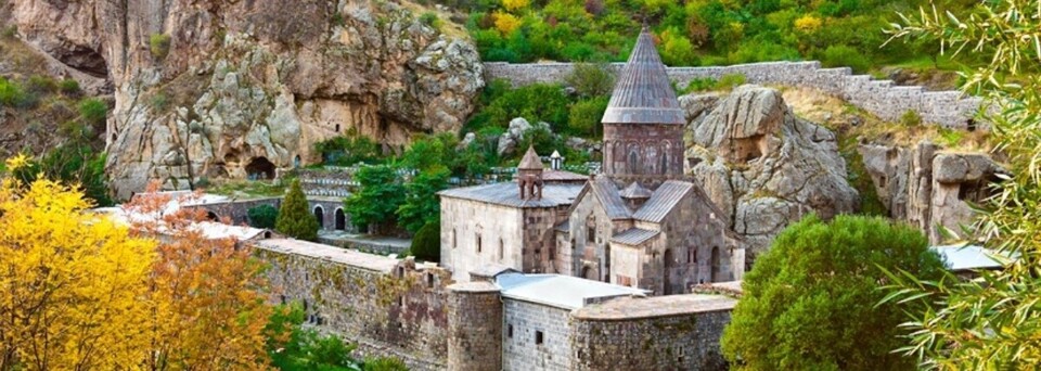Kloster Geghard in der Provinz Kotajk, Armenien