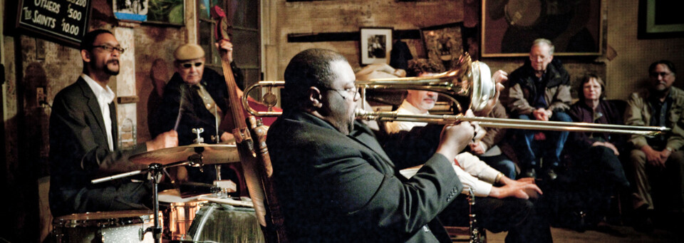 Jazzspieler in New Orleans