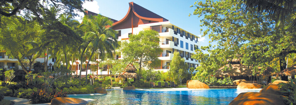Außenansicht des Shangri-La's Rasa Sayang Resort & Spa auf Penang