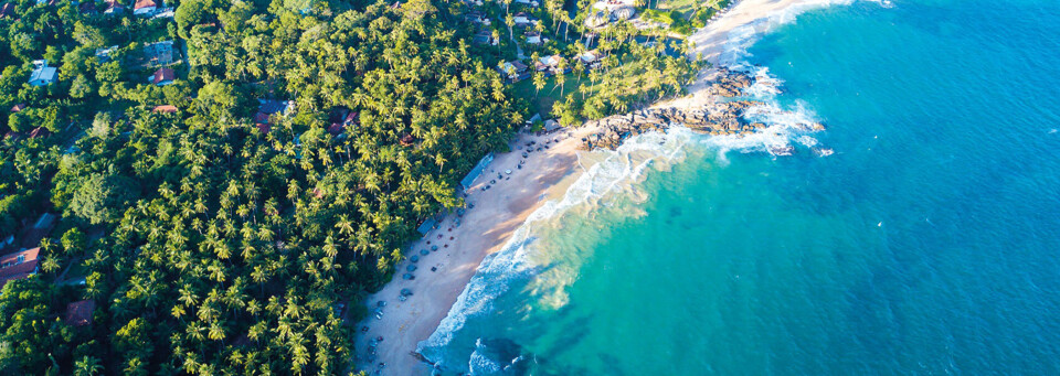 Außenansicht des Palm Paradise Cabanas Tangalle