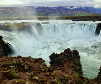 Godafoss Wasserfall in Island