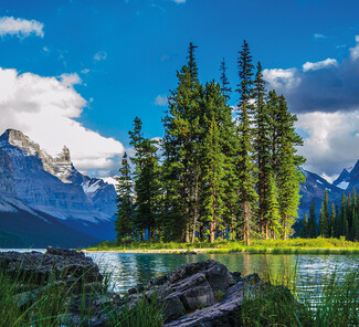 Maligne Lake im Jasper Nationalpark Maligne Lake im Jasper Nationalpark