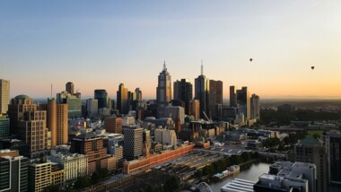 Skyline in Melbourne Victoria