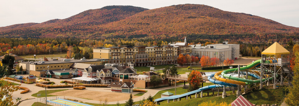 Außenansicht des des Hotel Valcartier