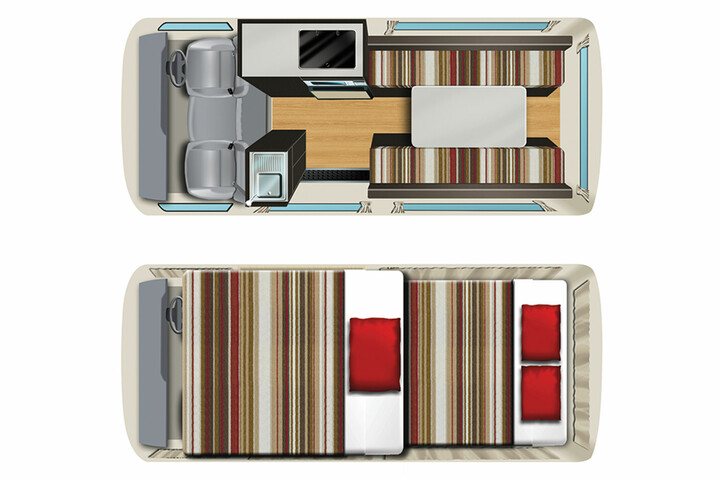 Floorplan des Hitop