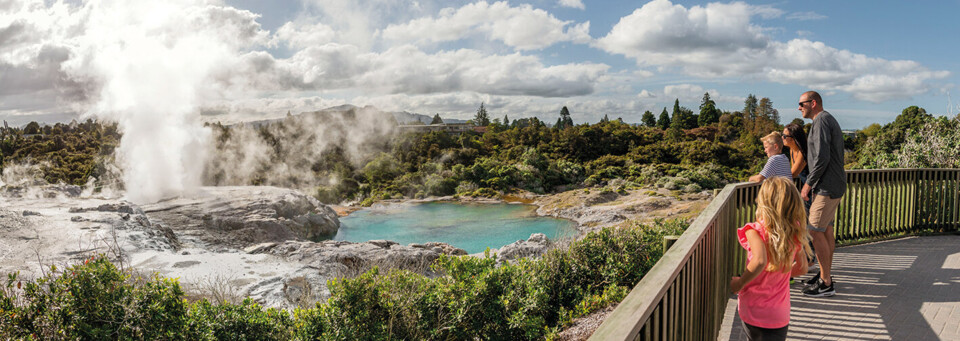 Heiße Quellen Rotorua Neuseeland