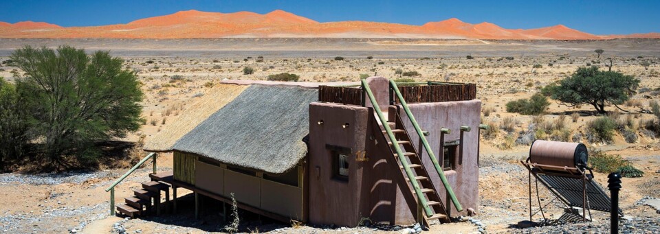 Chalet der Kulala Desert Lodge