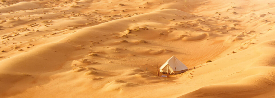 Canvas Club in der Wüste