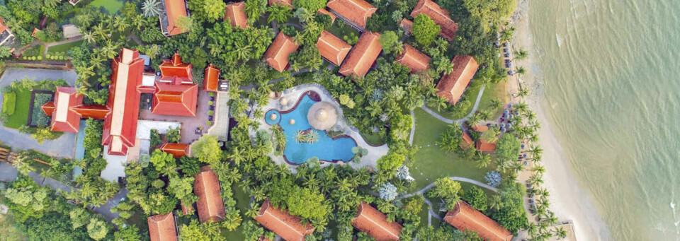Luftaufnahme des Anantara Hua Hin Resort