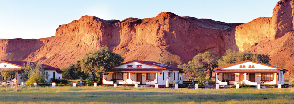 Außenansicht der Namib Desert Lodge
