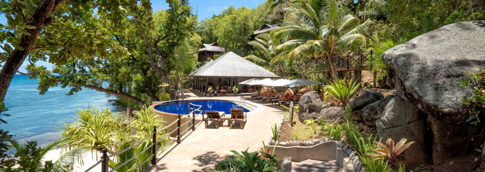 Cerf Island Resort Seychellen - Luftaufnahme