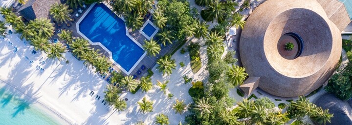 Meeru Beach Resort Pool 