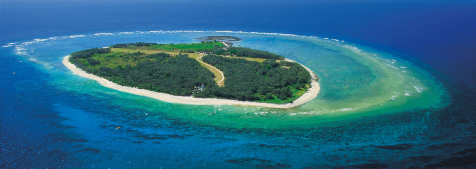 Luftaufnahme Lady Elliot Island Eco Resort