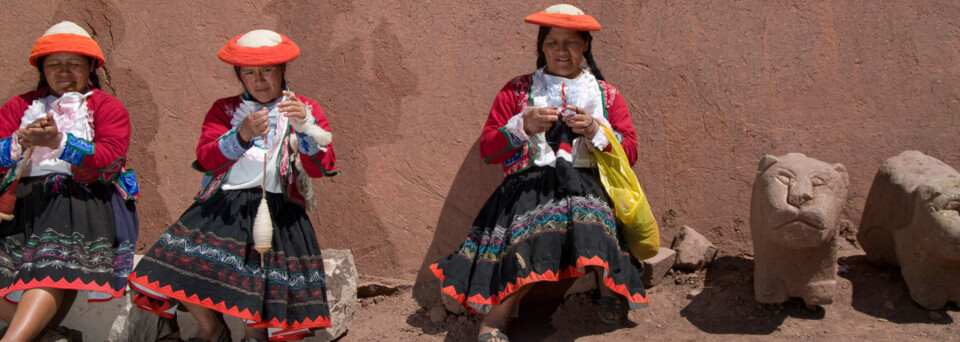 Heiliges Tal Weberinnen Peru