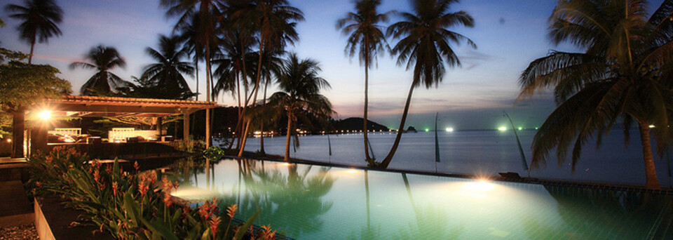 Strand bei Nacht - Seavana Beach Resort Koh Mak