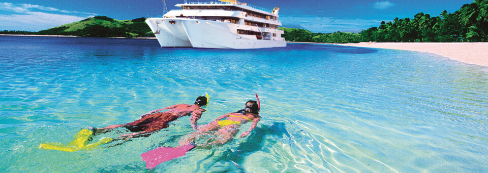 Schnorchler - Kreuzfahrtschiff "MV Fiji Princess" Blue Lagoon Cruises