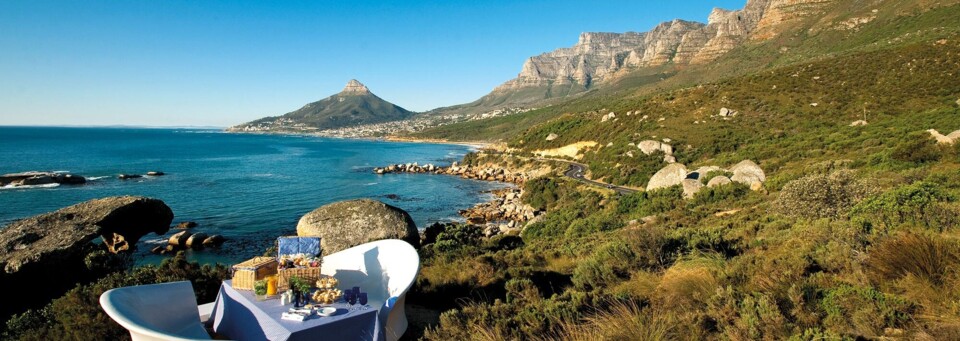 Ausblick des The Twelve Apostles Hotel & Spa Kapstadt