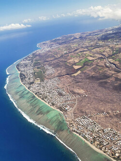 Helikopterflug auf La Réunion