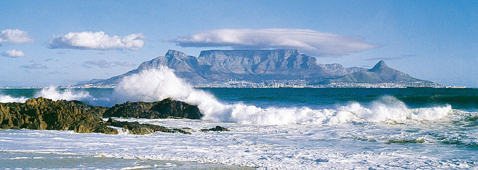Küste Kapstadt und Tafelberg