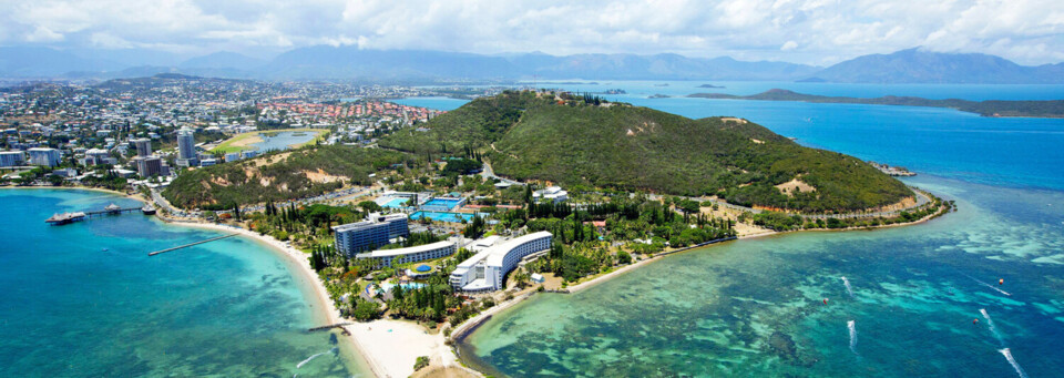 Le Méridien Nouméa von oben