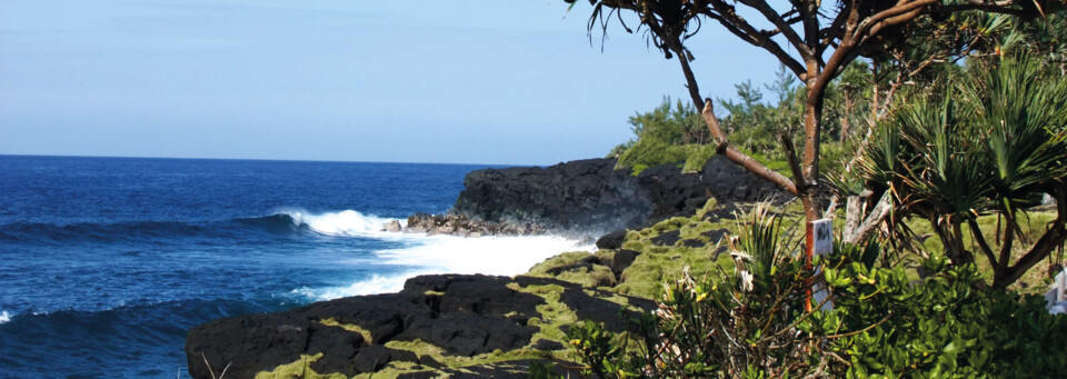 Bucht im wilden Süden La Reunion