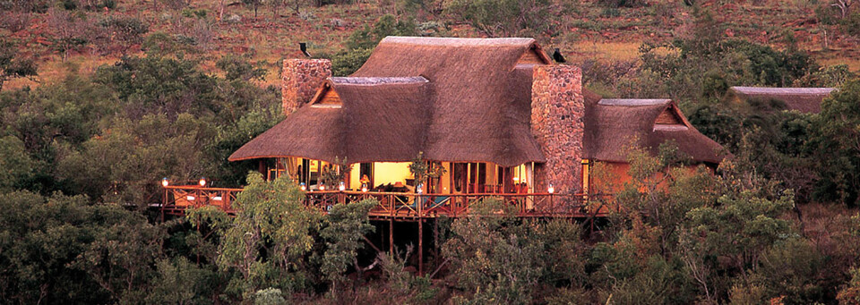 Außenansicht Nungubane Game Lodge Waterberg Mountains