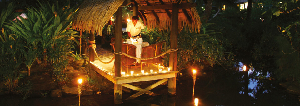 Romantisches Abendessen im Pacific Resort Rarotonga