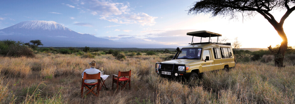 Amboseli Nationalpark Blick auf Kilimanjaro Kenia