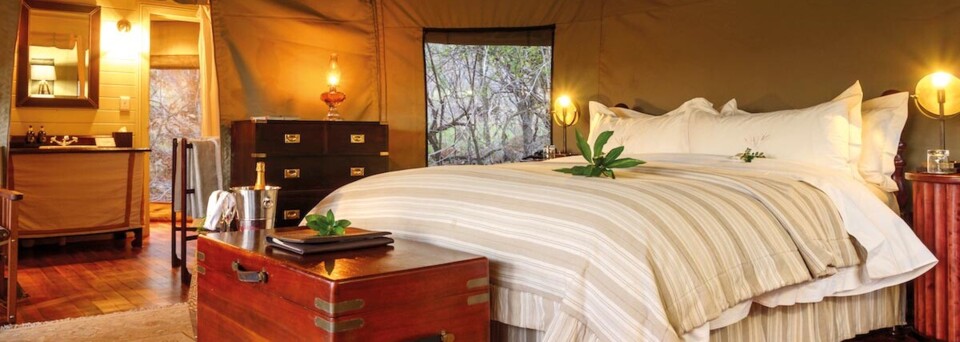 Zeltbeispiel der Nkomazi Komati Tented Lodge